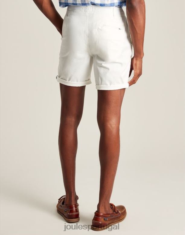 shorts tecidos nas docas homens branco Joules vestuário 2X26V232