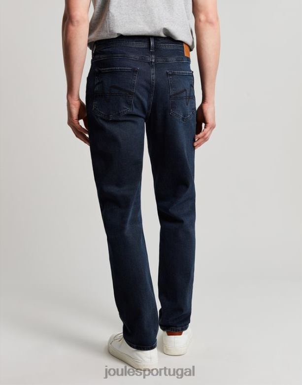 the oakham jeans slim fit 5 bolsos homens jeans com lavagem de tinta Joules vestuário 2X26V205