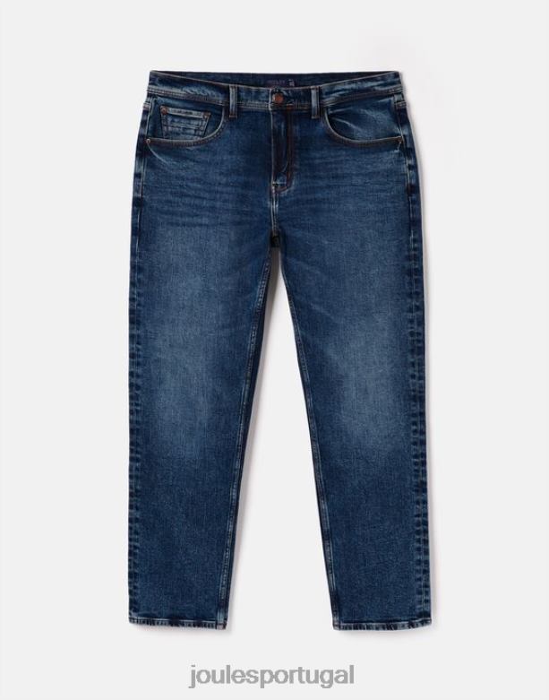 the oakham jeans slim fit 5 bolsos homens jeans de lavagem média Joules vestuário 2X26V230