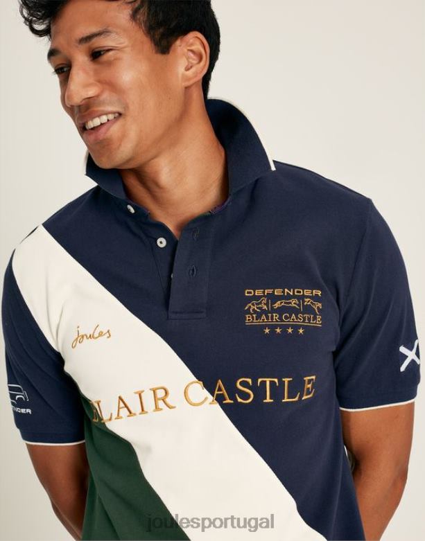 camisa pólo blair manga curta homens marinha francesa Joules vestuário 2X26V169