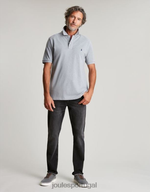 camisa polo amadeirada homens Margarida cinzenta Joules vestuário 2X26V182