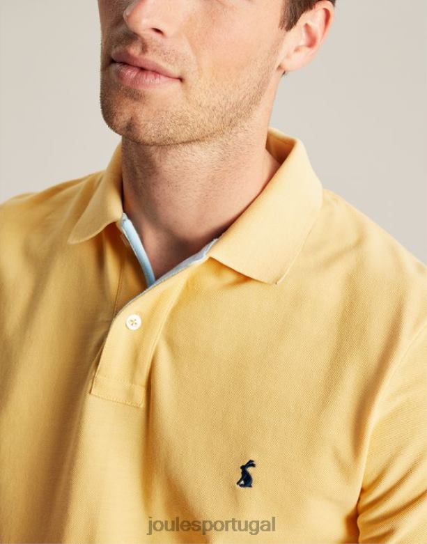 camisa polo amadeirada homens amarelo claro Joules vestuário 2X26V187