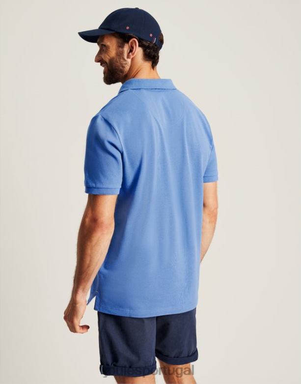 camisa polo amadeirada homens azul Joules vestuário 2X26V188