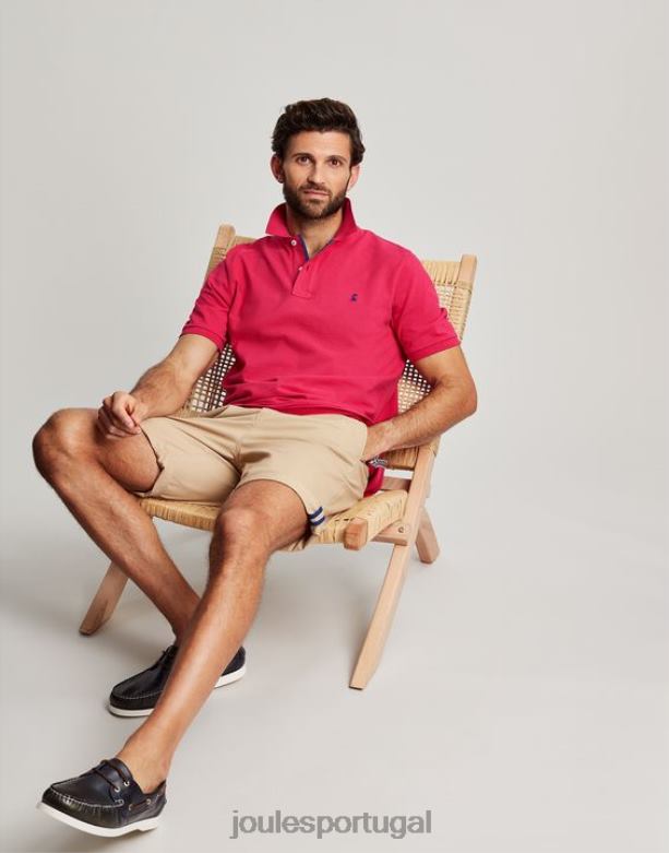 camisa polo amadeirada homens framboesa profunda Joules vestuário 2X26V196