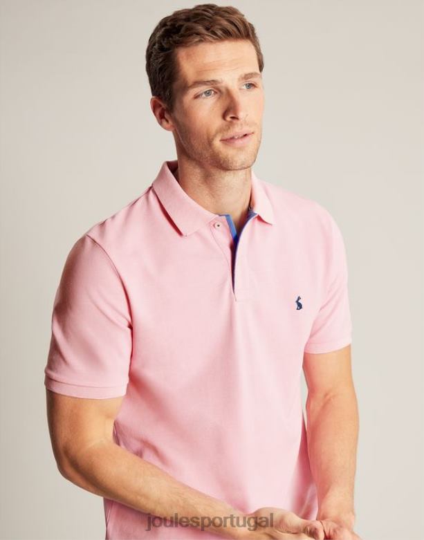camisa polo amadeirada homens luz rosa Joules vestuário 2X26V183