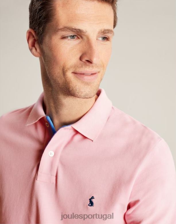 camisa polo amadeirada homens luz rosa Joules vestuário 2X26V183