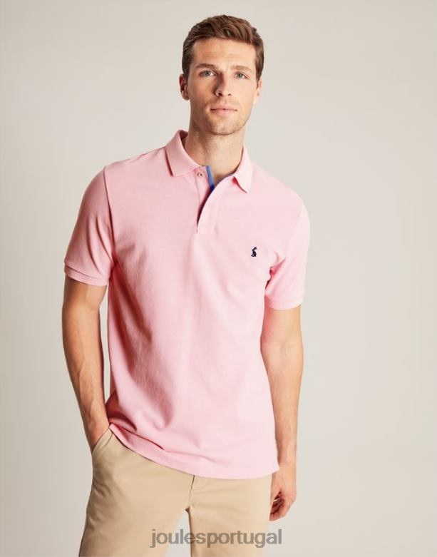 camisa polo amadeirada homens luz rosa Joules vestuário 2X26V183