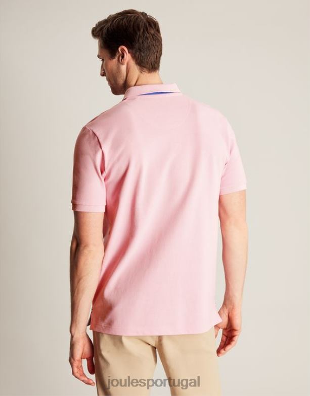 camisa polo amadeirada homens luz rosa Joules vestuário 2X26V183