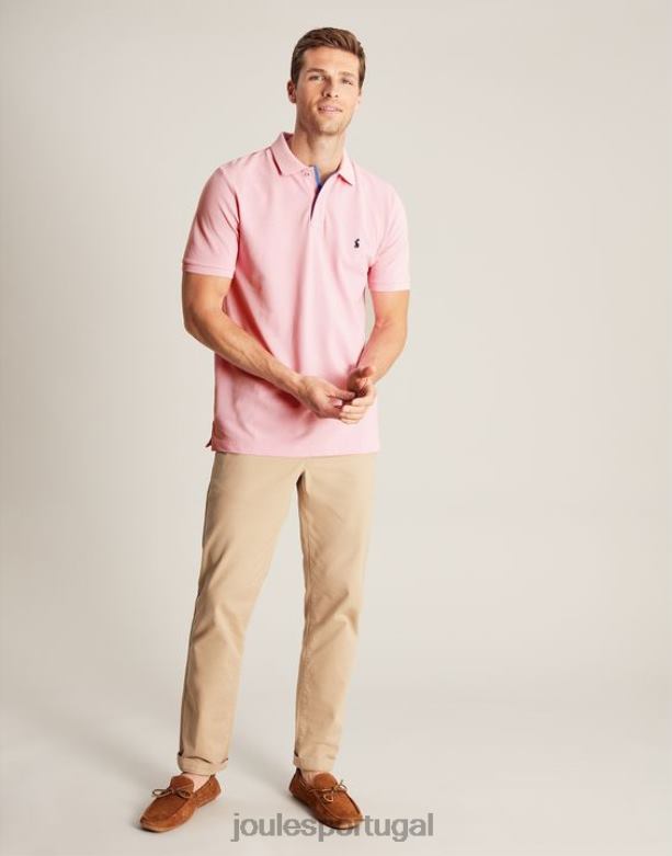 camisa polo amadeirada homens luz rosa Joules vestuário 2X26V183