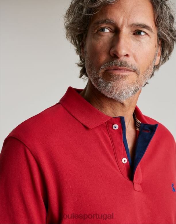 camisa polo amadeirada homens pimenta vermelha Joules vestuário 2X26V193