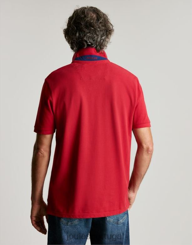 camisa polo amadeirada homens pimenta vermelha Joules vestuário 2X26V193