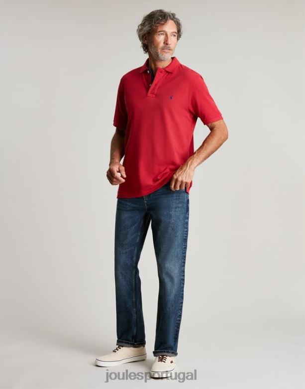camisa polo amadeirada homens pimenta vermelha Joules vestuário 2X26V193
