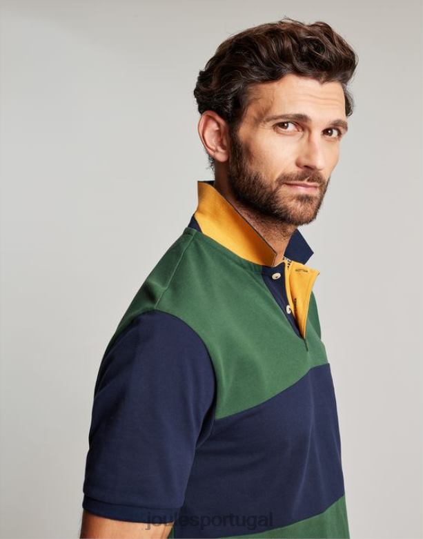 camisa polo amadeirada homens verde escuro Joules vestuário 2X26V173