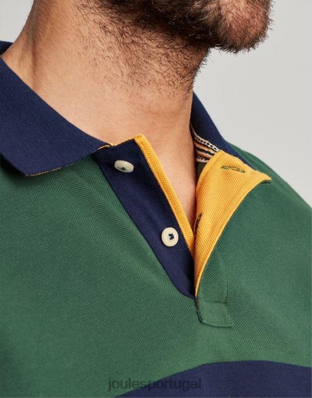 camisa polo amadeirada homens verde escuro Joules vestuário 2X26V173