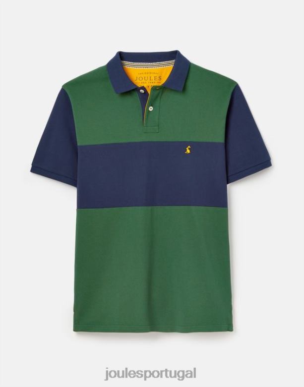 camisa polo amadeirada homens verde escuro Joules vestuário 2X26V173