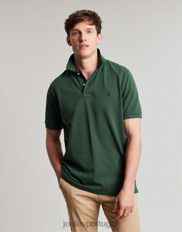 camisa polo amadeirada homens verde escuro Joules vestuário 2X26V192