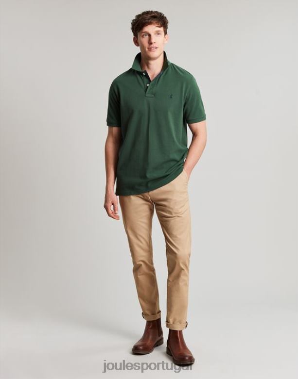 camisa polo amadeirada homens verde escuro Joules vestuário 2X26V192