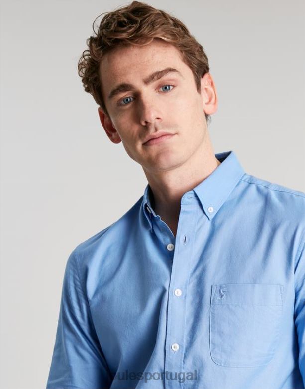 camisa oxford clássica homens azul Joules vestuário 2X26V197