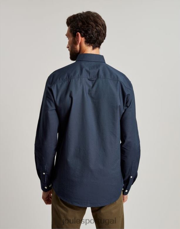 camisa oxford clássica homens marinha francesa Joules vestuário 2X26V164