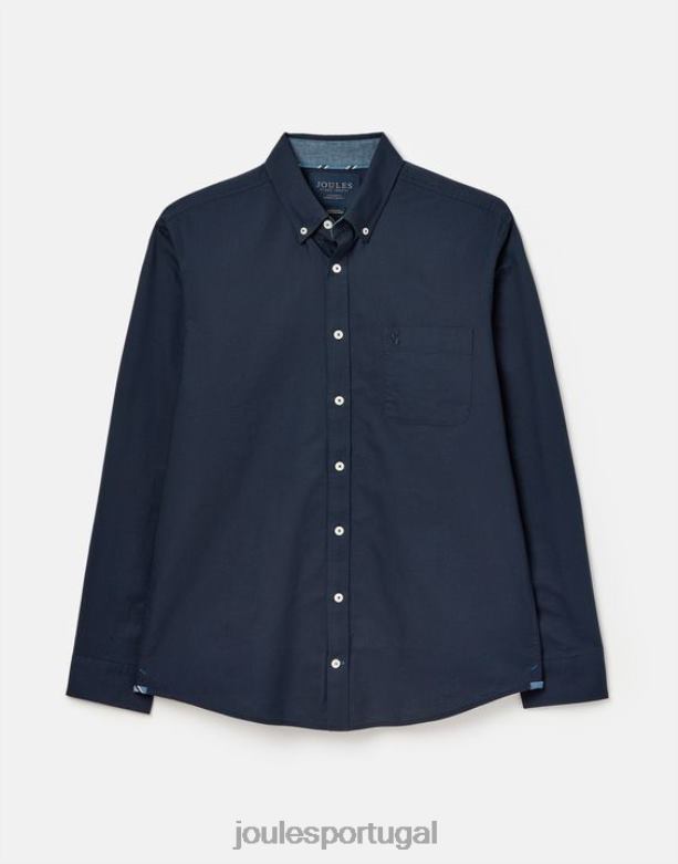 camisa oxford clássica homens marinha francesa Joules vestuário 2X26V164