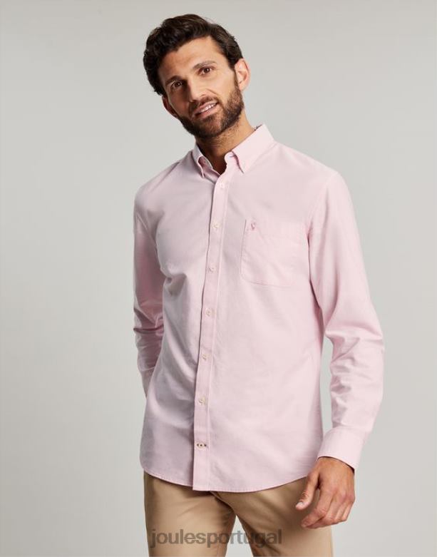 camisa oxford clássica homens rosa Joules vestuário 2X26V235