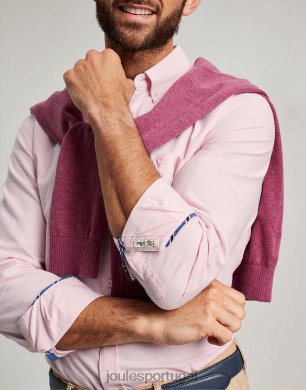 camisa oxford clássica homens rosa Joules vestuário 2X26V235