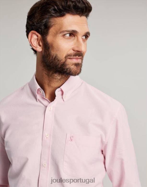 camisa oxford clássica homens rosa Joules vestuário 2X26V235