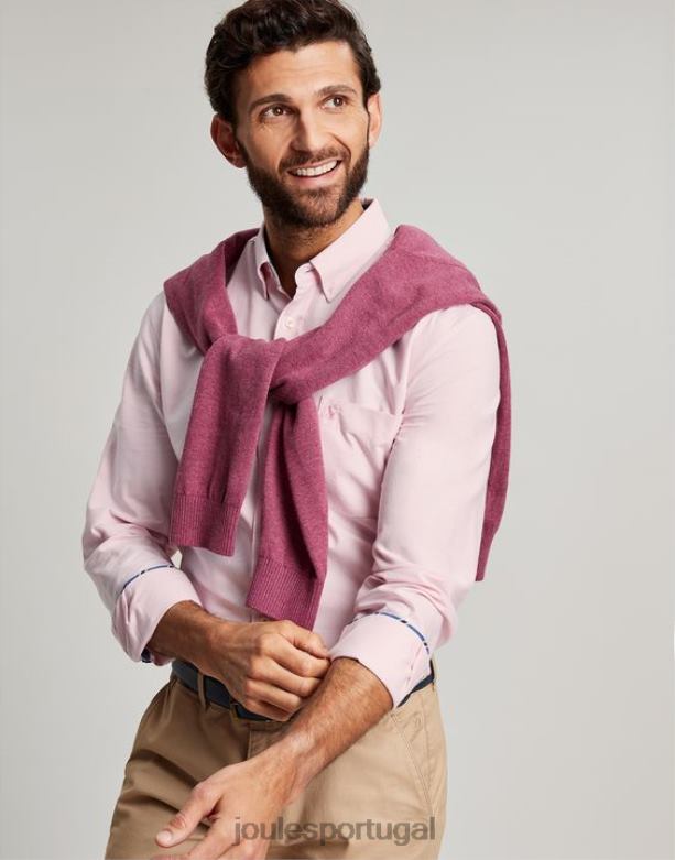 camisa oxford clássica homens rosa Joules vestuário 2X26V235