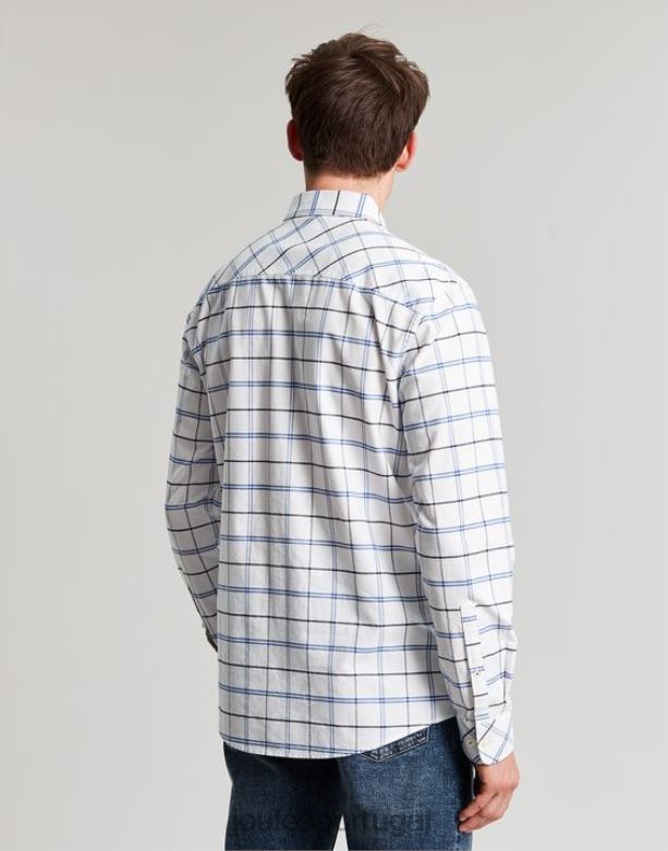 camisa xadrez clássica welford homens cheque da marinha Joules vestuário 2X26V239