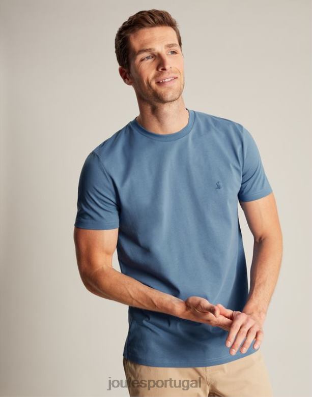camiseta Denton homens azul Joules vestuário 2X26V191