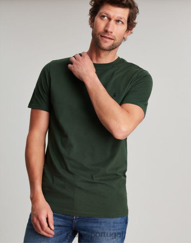 camiseta denton homens corrida verde Joules vestuário 2X26V198