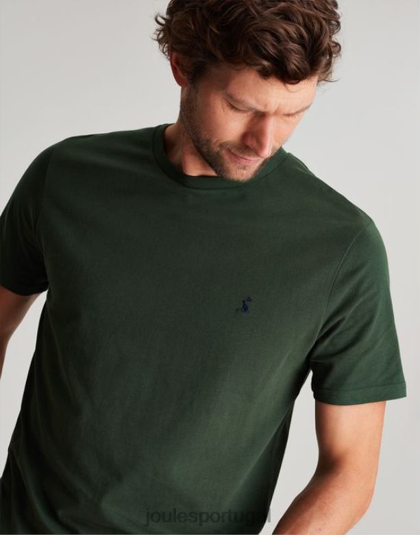 camiseta denton homens corrida verde Joules vestuário 2X26V198
