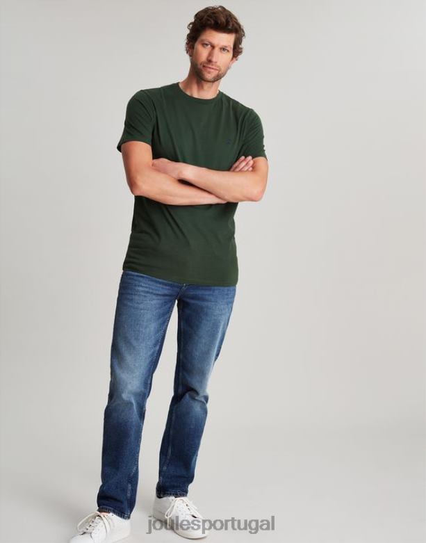 camiseta denton homens corrida verde Joules vestuário 2X26V198