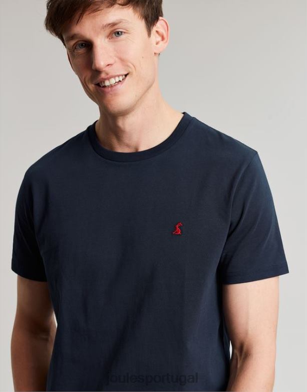 camiseta denton homens marinha Joules vestuário 2X26V200