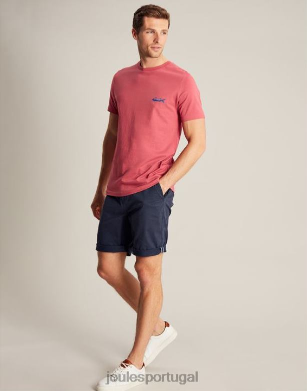 camiseta flynn homens rosa Joules vestuário 2X26V180