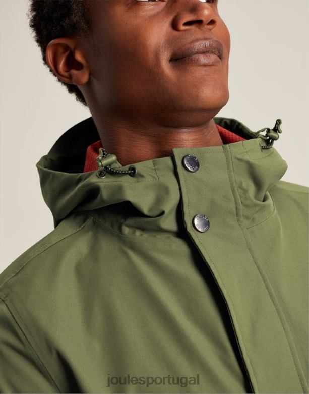capa de chuva wayland comprimento médio homens verde escuro Joules vestuário 2X26V167