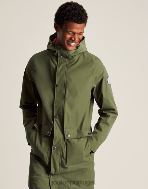 capa de chuva wayland comprimento médio homens verde escuro Joules vestuário 2X26V167