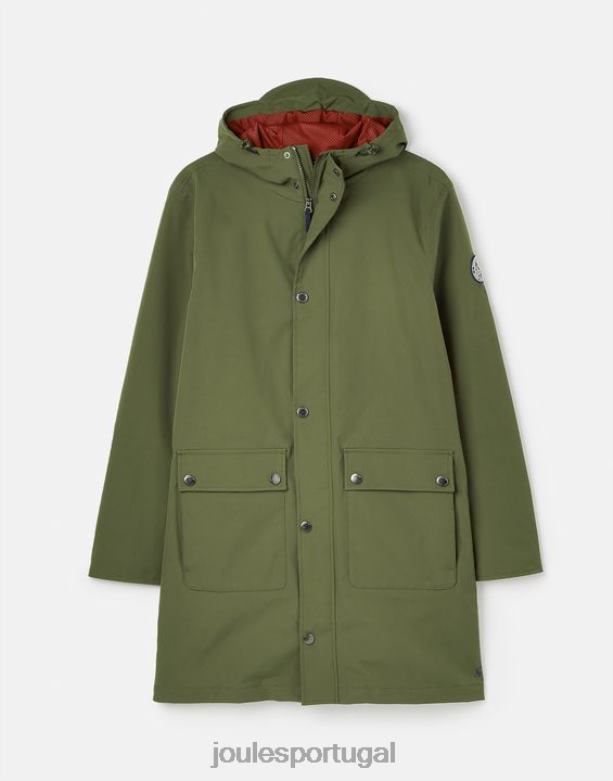 capa de chuva wayland comprimento médio homens verde escuro Joules vestuário 2X26V167