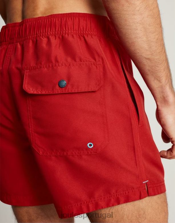 calção de banho simples para galera homens vermelho Joules vestuário 2X26V234