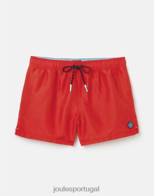 calção de banho simples para galera homens vermelho Joules vestuário 2X26V234