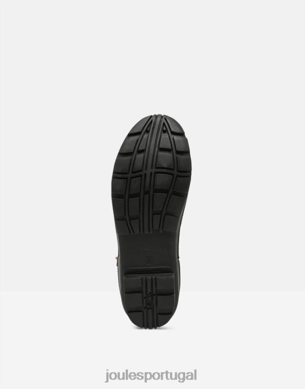 botas de chuva rosalind de altura média com borla intercambiável mulheres verdadeiro Preto Joules calçados 2X26V23