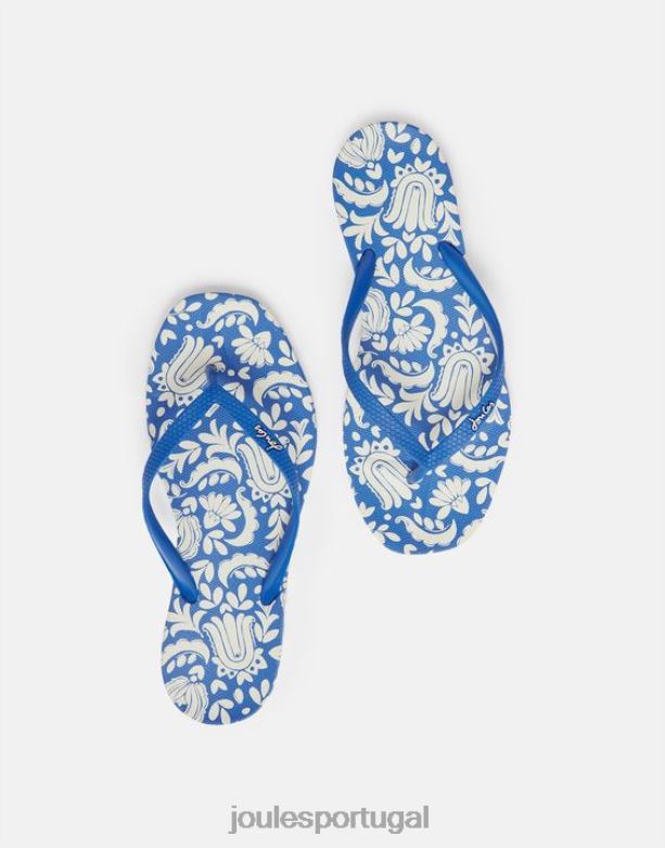 chinelos sunvale mulheres mosaico indi azul Joules calçados 2X26V152