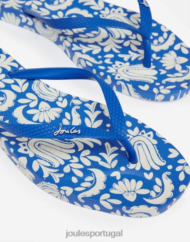chinelos sunvale mulheres mosaico indi azul Joules calçados 2X26V152