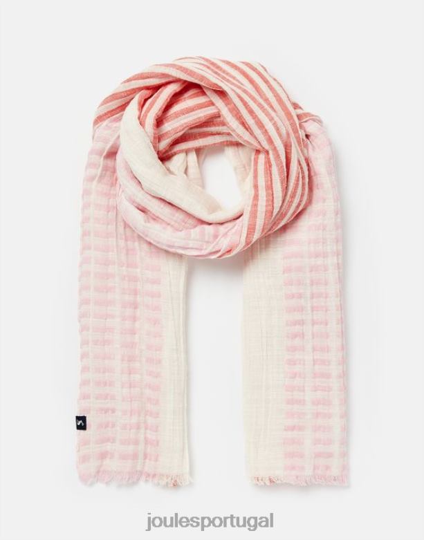 lenço com textura orla mulheres multi rosa Joules acessórios 2X26V83