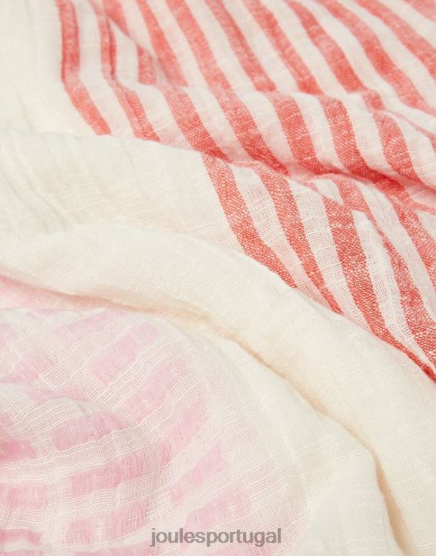 lenço com textura orla mulheres multi rosa Joules acessórios 2X26V83