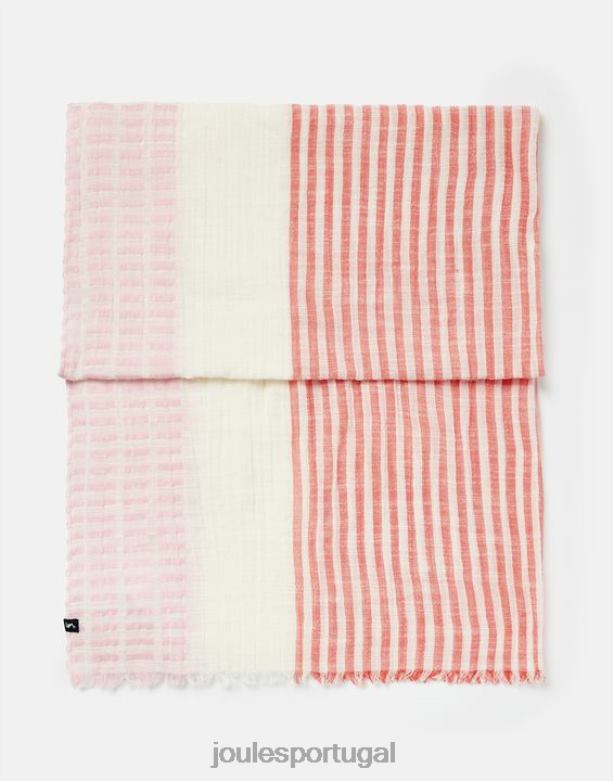 lenço com textura orla mulheres multi rosa Joules acessórios 2X26V83