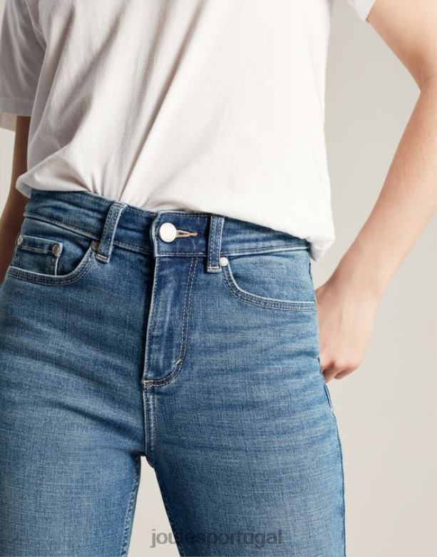 calça jeans skinny cintura alta monroe mulheres jeans claro Joules vestuário 2X26V1
