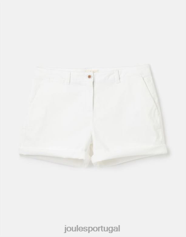 short chino cruise comprimento médio mulheres Branco brilhante Joules vestuário 2X26V49