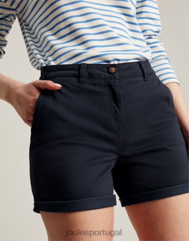 short chino cruise comprimento médio mulheres marinha francesa Joules vestuário 2X26V46