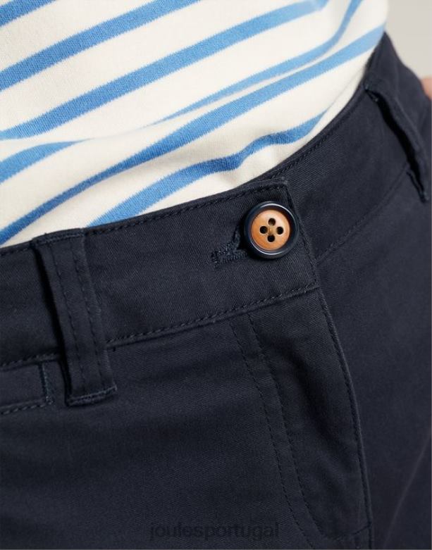 short chino cruise comprimento médio mulheres marinha francesa Joules vestuário 2X26V46